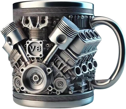 V8 Engine Mug