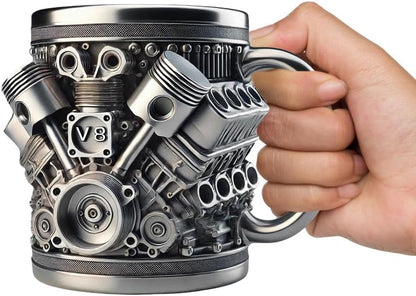 V8 Engine Mug